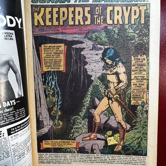 1971 “Conan The Barbarian” # 8 Barry Windsor-Smith cover & art VF/NM Condition!! - Picture 3 of 3
